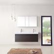 55" Zuri Double Sink Vanity - Wenge