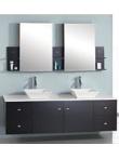61" Clarissa Double Sink Vanity - Stone Top