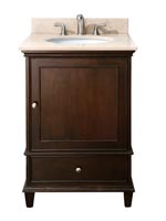 25" Cesarina Single Bath Vanity - Walnut