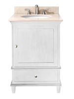 25" Cesarina Single Bath Vanity - White