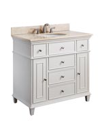 37" Cesarina Single Bath Vanity - White