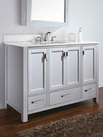 49" Toscana Single Bath Vanity - White