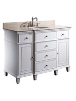 49" Cesarina Single Bath Vanity - White