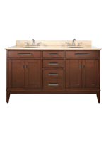 61" Marciana Double Sink Vanity - Tobacco