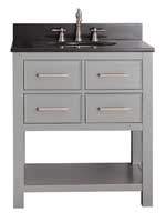 31" Begonia Single Bath Vanity - Chilled Gray