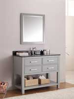 43" Begonia Single Bath Vanity - Chilled Gray