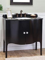 36.75" Thetford Single Bath Vanity - Black