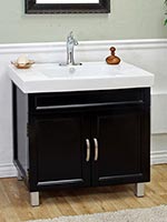 31.5" Marilian Single Bath Vanity - Black