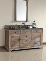 60" Vicoli Single Bath Vanity - Driftwood