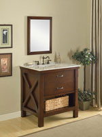 32" Liverpool Single Bath Vanity - Espresso