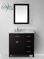 36" Caroline Parkway Single Bath Vanity - Espresso