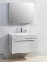 35.5" Midori Single Bath Vanity - White 35.5" Midori Single Bath Vanity - White