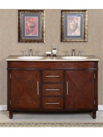 55" Bertali Double Sink Vanity