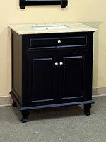 32" Guilarte Single Bath Vanity - Black