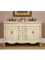 58" Petriano Double Sink Vanity