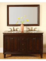 55" Carbonia Double Sink Vanity