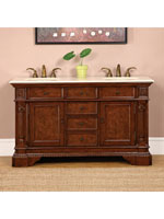 60" Aragona Double Sink Vanity