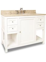 48" Welby Single Bath Vanity - White 48" Welby Single Bath Vanity - White