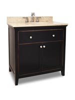 36" Vittoria Single Bath Vanity - Aged Black