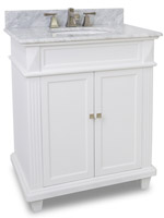 30" Jupiter Single Bath Vanity - White 30" Jupiter Single Bath Vanity - White