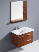 31" Moderna Wall-Mount Single Bath Vanity