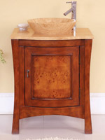 26" San Cono Single Vessel Sink Vanity