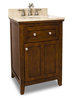 24" Vittoria Single Bath Vanity - Chocolate