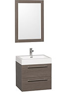 23" Amare Single Bath Vanity - Grey Oak 23" Amare Single Bath Vanity - Grey Oak
