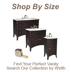 Shop Bathroom Vanities By Size Bathgems Com